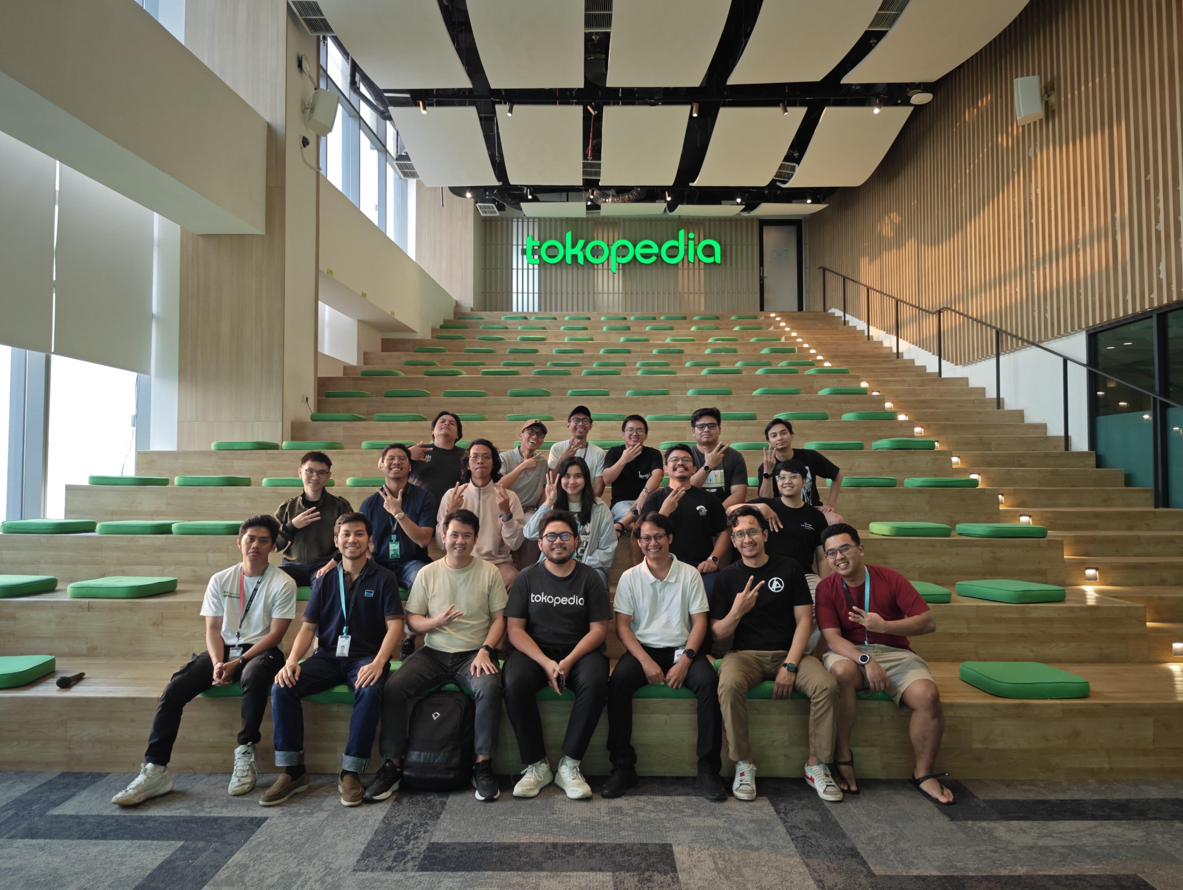 Tokopedia Engineering Team at the Auditorium